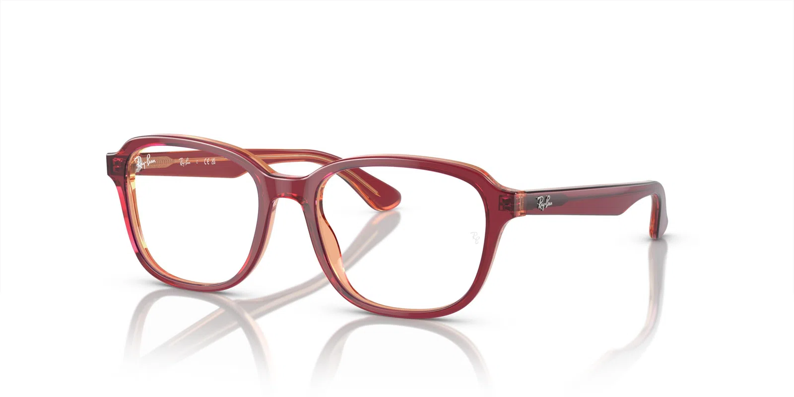 Ray-Ban Kids 0RY1627 Eyeglasses - Top Red & Violet & Orange